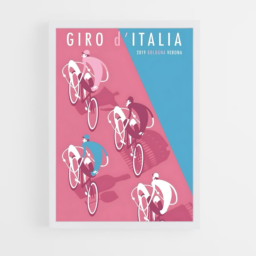 Poster Giro d'Italia 2019: L'Épopée Rosée – affiche Cyclisme (vue 3)